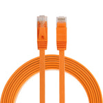 Cabo de Rede Ethernet LAN CAT6 Ultra-fino Plano 2m, Cabo Patch RJ45, Comprimento: 2m