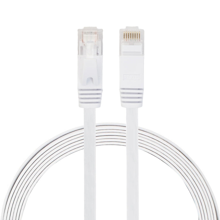 Cabo de Rede Ethernet LAN CAT6 Ultra-fino Plano 2m, Cabo Patch RJ45, Comprimento: 2m