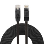 Cabo de rede Ethernet LAN CAT6 ultra-fino e plano de 5m, cabo de ligação RJ45, comprimento: 5m