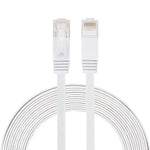 Cabo de rede Ethernet LAN CAT6 ultra-fino e plano de 5m, cabo de ligação RJ45, comprimento: 5m
