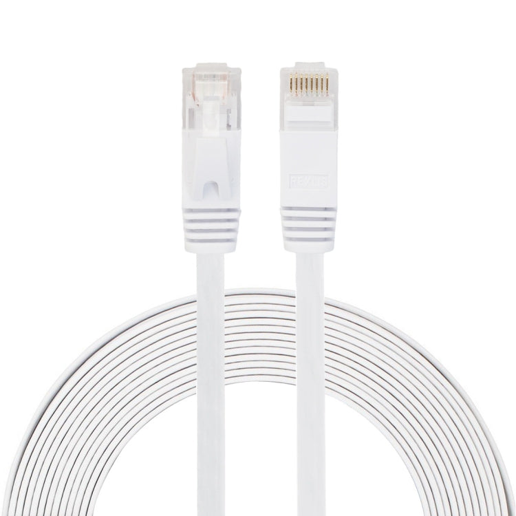 Cabo de rede Ethernet LAN CAT6 ultra-fino e plano de 5m, cabo de ligação RJ45, comprimento: 5m