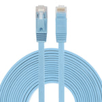 Cabo de Rede Ethernet LAN CAT6 Ultra-fino Plano 8m, Cabo Patch RJ45, Comprimento: 8m