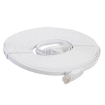 Cabo de Rede Ethernet LAN CAT6 Ultra-fino Plano 8m, Cabo Patch RJ45, Comprimento: 8m