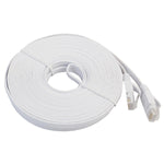 Cabo de Rede Ethernet LAN CAT6 Ultra-fino e Plano de 15m, Cabo Patch RJ45, Comprimento: 15m