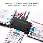 Cabo Adaptador Conversor USB 3.0 para SATA / IDE para Disco Rígido 2,5 polegadas / 3,5 polegadas SATA IDE, Comprimento do Cabo: 1m, US160