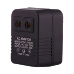 Adaptador de tomada de corrente AC 110V para 220V 50W, ficha EU/US para ficha US, 110V para 220V 50W