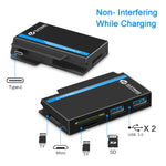 ROCKETEK RT-SGO737 Hub com 2 USB 3.0 + Micro USB para Microsoft Surface Go, com 2 ranhuras para cartão TF e cartão SD, RT-SGO737