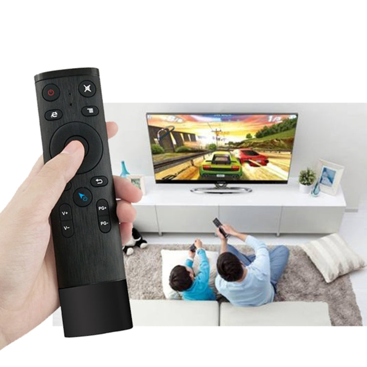 Comando remoto universal Q5 2.4G RF 3D com sensor de movimento e textura escovada na moda