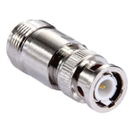 Conector N Fêmea para BNC Macho, N Fêmea