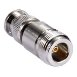 Conector N Fêmea para BNC Macho, N Fêmea