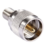 Conector fêmea F para macho UHF, fêmea F para macho UHF