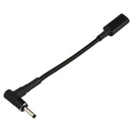 Cabo adaptador PD 100W 18,5-20V 3,0 x 1,0mm cotovelo para USB-C / Tipo-C com revestimento de nylon, 3,0 x 1,0mm