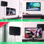 AN-1002 Antena HDTV Interior 5dBi/25dBi com Ventosa, VHF170-230/UHF470-862MHz, AN-1002