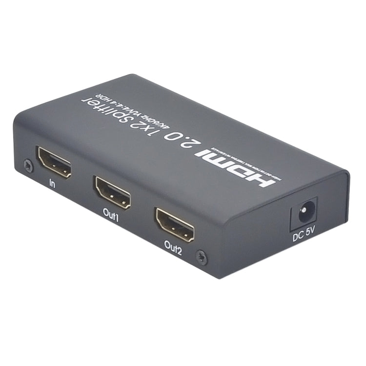 Comutador divisor HDMI 2.0 AYS-12V20 1x2 4K Ultra HD, 1x2 4K