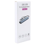 Estação de Acoplamento Multifuncional BYL-2208TU 5 em 2 USB + USB-C / Tipo-C para USB HUB Adaptador, BYL-2208