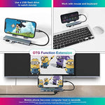 BYL-2210 Estação de Acoplamento Multifuncional HUB USB-C / Type-C para USB 6 em 1 com Porta de Rede 1000M, BYL-2210
