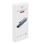 BYL-2210 Estação de Acoplamento Multifuncional HUB USB-C / Type-C para USB 6 em 1 com Porta de Rede 1000M, BYL-2210