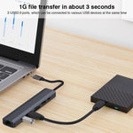 BYL-2303 Estação de Acoplamento Multifuncional HUB USB-C / Type-C para USB 7 em 1, BYL-2303