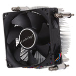 Ventoinha Silenciosa para Arrefecimento de CPU com 4 Pinos, Dissipador de Calor em Alumínio Reforçado para Intel 1155 / 1150 / 1151, Intel 1155 / 1150 / 1151