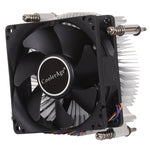 Ventoinha Silenciosa para Arrefecimento de CPU com 4 Pinos, Dissipador de Calor em Alumínio Reforçado para Intel 1155 / 1150 / 1151, Intel 1155 / 1150 / 1151