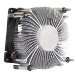 Ventoinha Silenciosa para Arrefecimento de CPU com 4 Pinos, Dissipador de Calor em Alumínio Reforçado para Intel 1155 / 1150 / 1151, Intel 1155 / 1150 / 1151