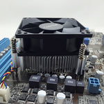 Ventoinha Silenciosa para Arrefecimento de CPU com 4 Pinos, Dissipador de Calor em Alumínio Reforçado para Intel 1155 / 1150 / 1151, Intel 1155 / 1150 / 1151