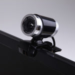 Webcam HXSJ A860 30fps 480P HD para Secretária / Portátil, com Microfone Absorvente de Som de 10m, Comprimento: 1,4m, A860 Cinzento, A860 Azul, A860 Vermelho, A860 Vermelho + Preto, A860 Preto