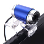 Webcam HXSJ A860 30fps 480P HD para Secretária / Portátil, com Microfone Absorvente de Som de 10m, Comprimento: 1,4m, A860 Cinzento, A860 Azul, A860 Vermelho, A860 Vermelho + Preto, A860 Preto
