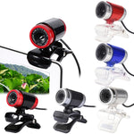 Webcam HXSJ A860 30fps 480P HD para Secretária / Portátil, com Microfone Absorvente de Som de 10m, Comprimento: 1,4m, A860 Cinzento, A860 Azul, A860 Vermelho, A860 Vermelho + Preto, A860 Preto