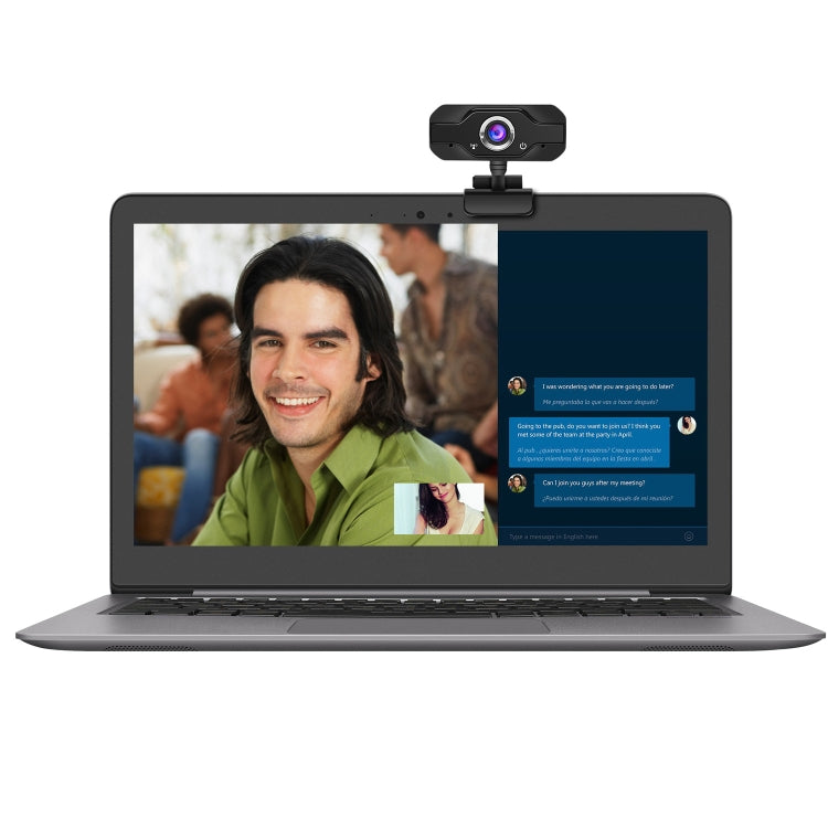 HXSJ S50 30fps 100 Megapixel Webcam HD 720P para Secretária / Portátil / Smart TV, com Microfone Absorvente de Som de 10m, Comprimento do Cabo: 1,4m, S50