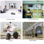 HXSJ S50 30fps 100 Megapixel Webcam HD 720P para Secretária / Portátil / Smart TV, com Microfone Absorvente de Som de 10m, Comprimento do Cabo: 1,4m, S50