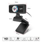 HXSJ S90 30fps 1 Megapixel Webcam HD 720P para Secretária / Portátil / Android TV, com Microfone Absorvente de Som de 8m, Comprimento do Cabo: 1,5m, S90