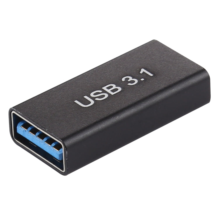 Adaptador de Ligações Tipo-C / USB-C Fêmea para USB 3.0 Fêmea em Liga de Alumínio, Tipo-C Fêmea para USB 3.0 Fêmea
