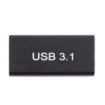Adaptador de Ligações Tipo-C / USB-C Fêmea para USB 3.0 Fêmea em Liga de Alumínio, Tipo-C Fêmea para USB 3.0 Fêmea
