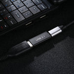 Adaptador de Ligações Tipo-C / USB-C Fêmea para USB 3.0 Fêmea em Liga de Alumínio, Tipo-C Fêmea para USB 3.0 Fêmea