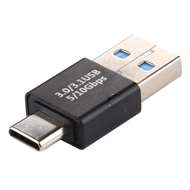 Adaptador de Ligações Tipo-C / USB-C Macho para USB 3.0 Macho em Liga de Alumínio, Tipo-C Macho para USB 3.0 Macho