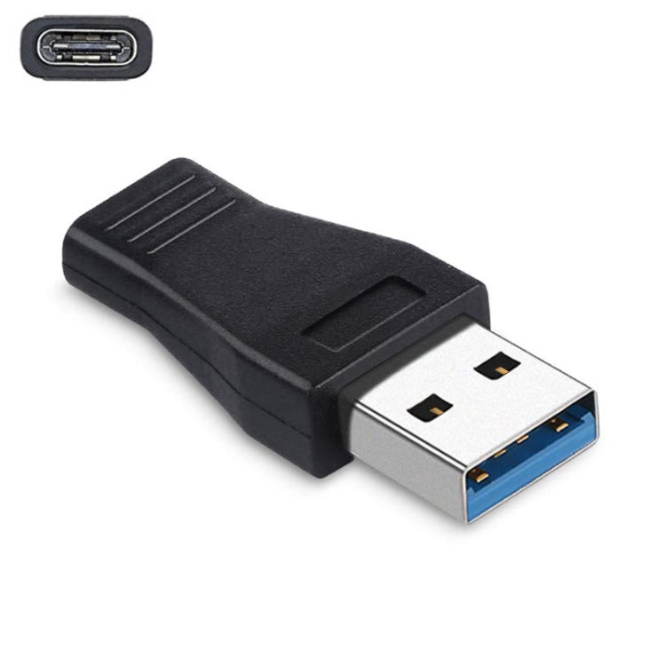 Adaptador Conector USB 3.0 Macho para USB-C / Tipo-C 3.1 Fêmea, AM para USB Tipo-C