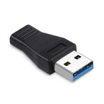 Adaptador Conector USB 3.0 Macho para USB-C / Tipo-C 3.1 Fêmea, AM para USB Tipo-C