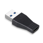 Adaptador Conector USB 3.0 Macho para USB-C / Tipo-C 3.1 Fêmea, AM para USB Tipo-C
