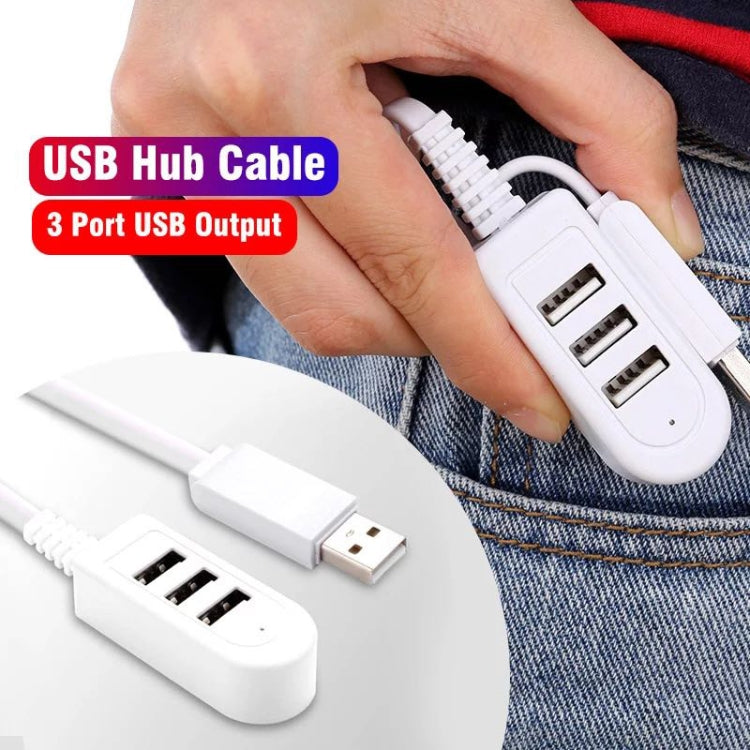 Adaptador HUB USB TPE 30cm USB A para 3 Portas USB Fêmea