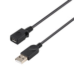 Cabo Conversor USB Macho para Micro USB Fêmea, Comprimento do Cabo: cerca de 22cm