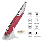 Rato ótico inteligente sem fios PR-06S com 4 teclas e função de caneta stylus, Suporta operação por voz / tradução, Suporta operação por voz / tradução Vermelho, Suporta operação por voz / tradução Cinzento, Suporta operação por voz / tradução Azul