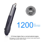 Rato ótico inteligente sem fios PR-08 com 6 teclas, função de caneta stylus e laser, Função laser Vermelho, Função laser Branco, Função laser Preto, Função laser Cinzento, Função laser Azul