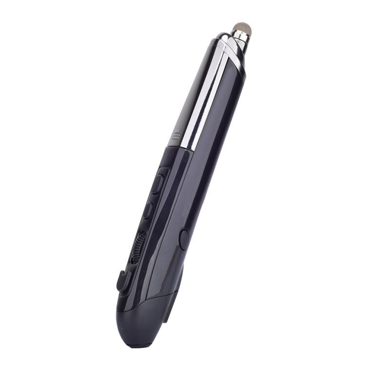 Rato ótico inteligente sem fios PR-08 com 6 teclas, função de caneta stylus e laser, Função laser Vermelho, Função laser Branco, Função laser Preto, Função laser Cinzento, Função laser Azul