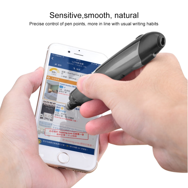 Rato ótico inteligente sem fios PR-08 com 6 teclas, função de caneta stylus e laser, Função laser Vermelho, Função laser Branco, Função laser Preto, Função laser Cinzento, Função laser Azul
