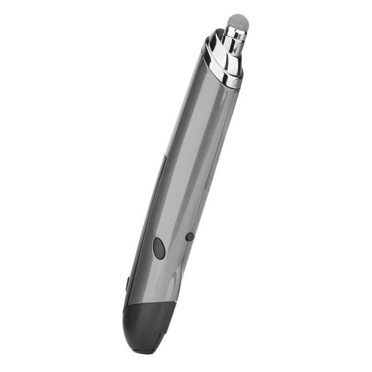 Rato ótico inteligente sem fios PR-08 com 6 teclas, função de caneta stylus e laser, Função laser Vermelho, Função laser Branco, Função laser Preto, Função laser Cinzento, Função laser Azul