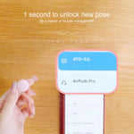 Controlador de vídeo Bluetooth para ponta dos dedos