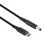 Cabo de Carregamento Macho 4.5x3.0mm para USB-C / Tipo-C para Dell