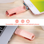 Pen Drive Metal Richwell 3 em 1 32G Type-C + Micro USB + USB 3.0 com Função OTG