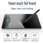 VEIKK A50 Mesa Gráfica Eletrónica Inteligente de 10x6 polegadas 5080 LPI, com Interface Tipo-c, A50